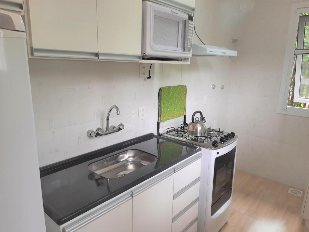 Apartamento Refúgio do Ipê em Gramado - Próximo ao Lago Negro Exterior foto